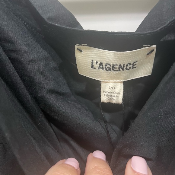 L’AGENCE Gemini Top black. Size Large. New with tags! - Picture 8 of 10
